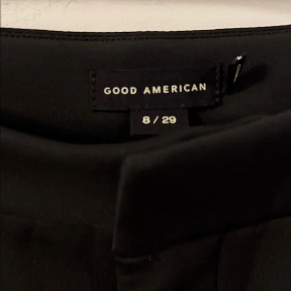 Good American Black Wide Leg Pants - Picture 2 of 4